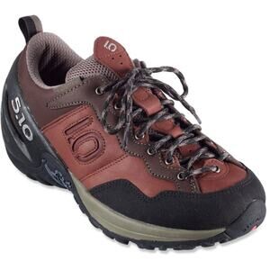 Five Ten 8 Womens Red Nubuck Leather Camp Four Approach Rock Climbing Shoes
